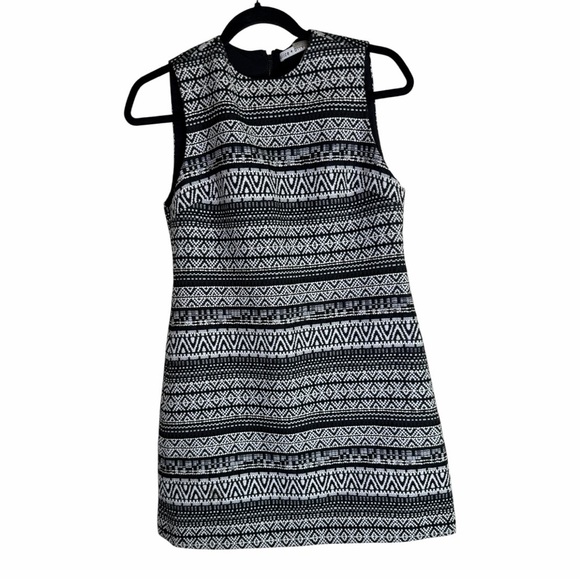 Alice + Olivia Dresses & Skirts - Alice + Olivia Monochrome Geometric Mini Dress 2